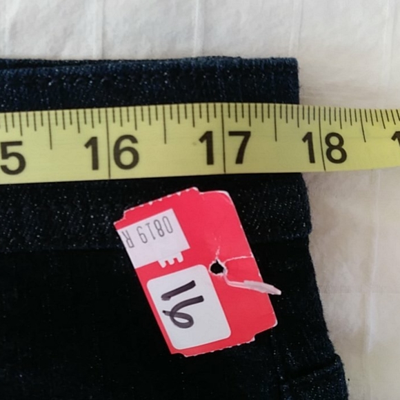 NWT Denim & Co. Rhinestone Control Panel Jeans 16 - Picture 13 of 16